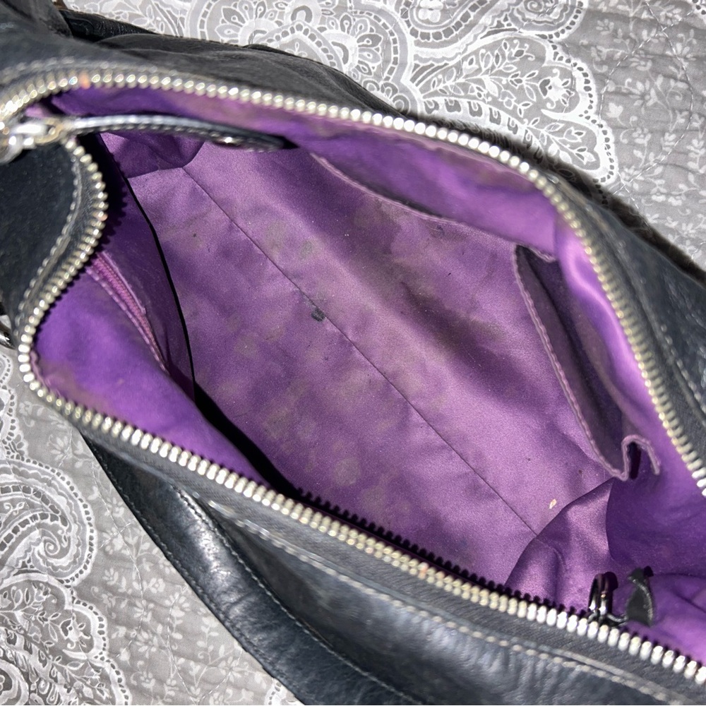 Coach small black leather handbag - Picture 2 of 3